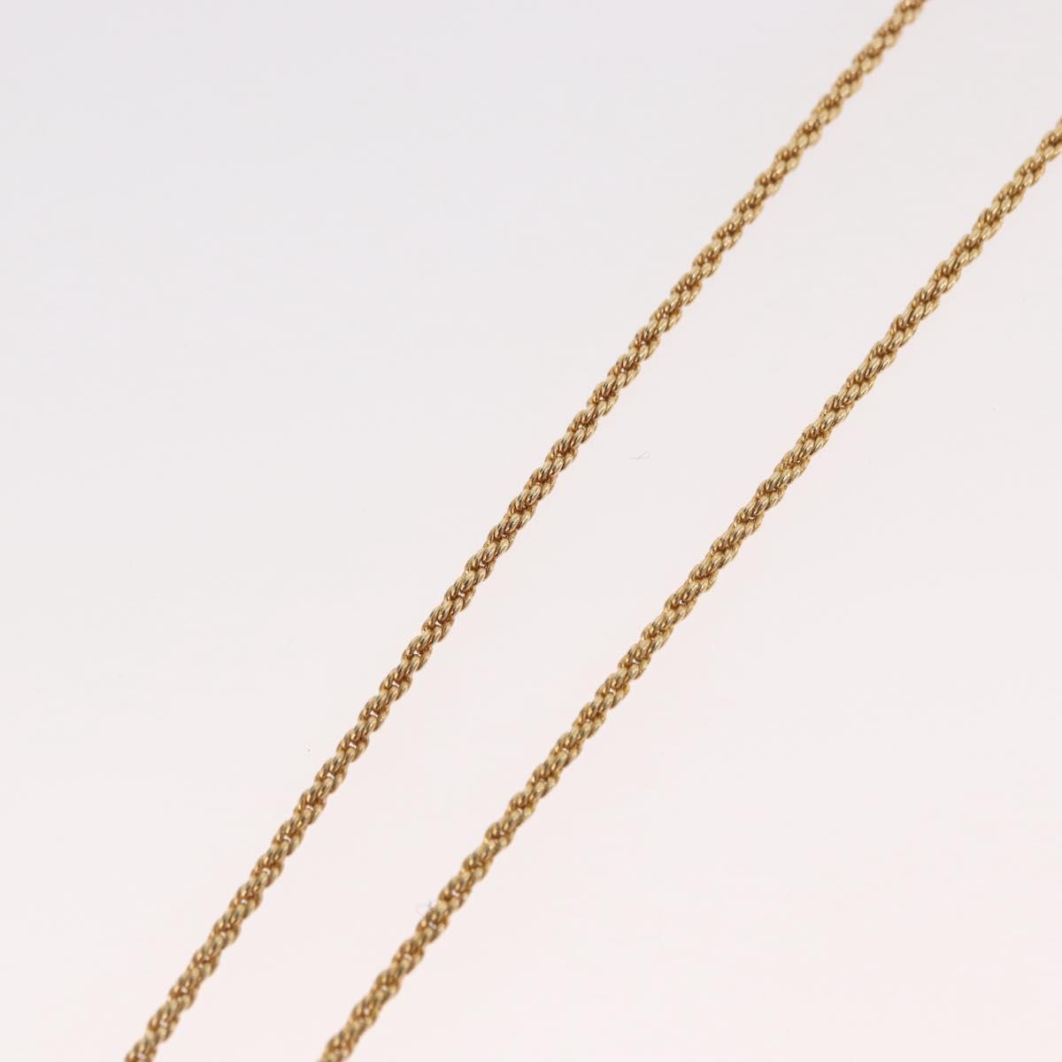 Christian Dior Necklace metal Gold Auth mr2291