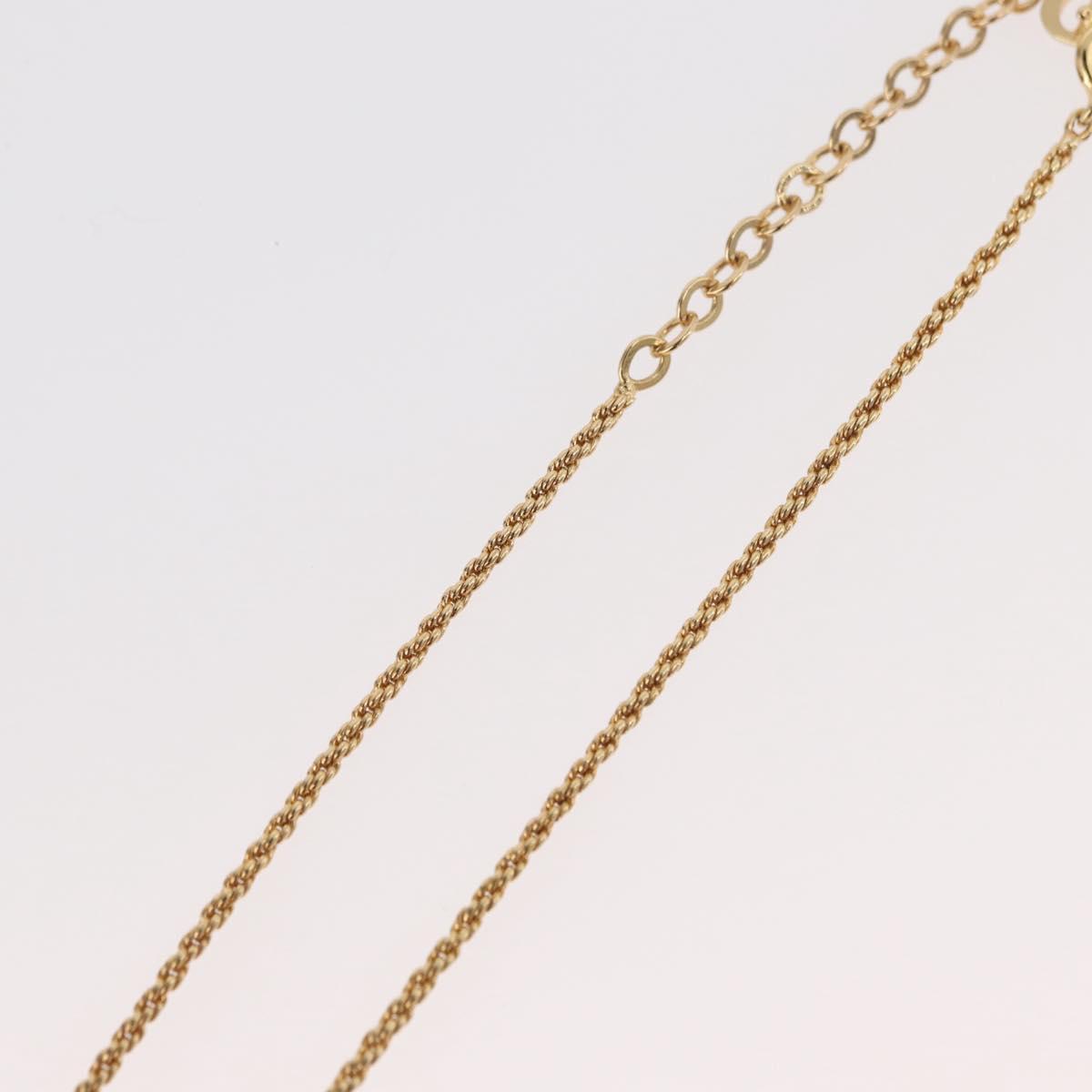 Christian Dior Necklace metal Gold Auth mr2291