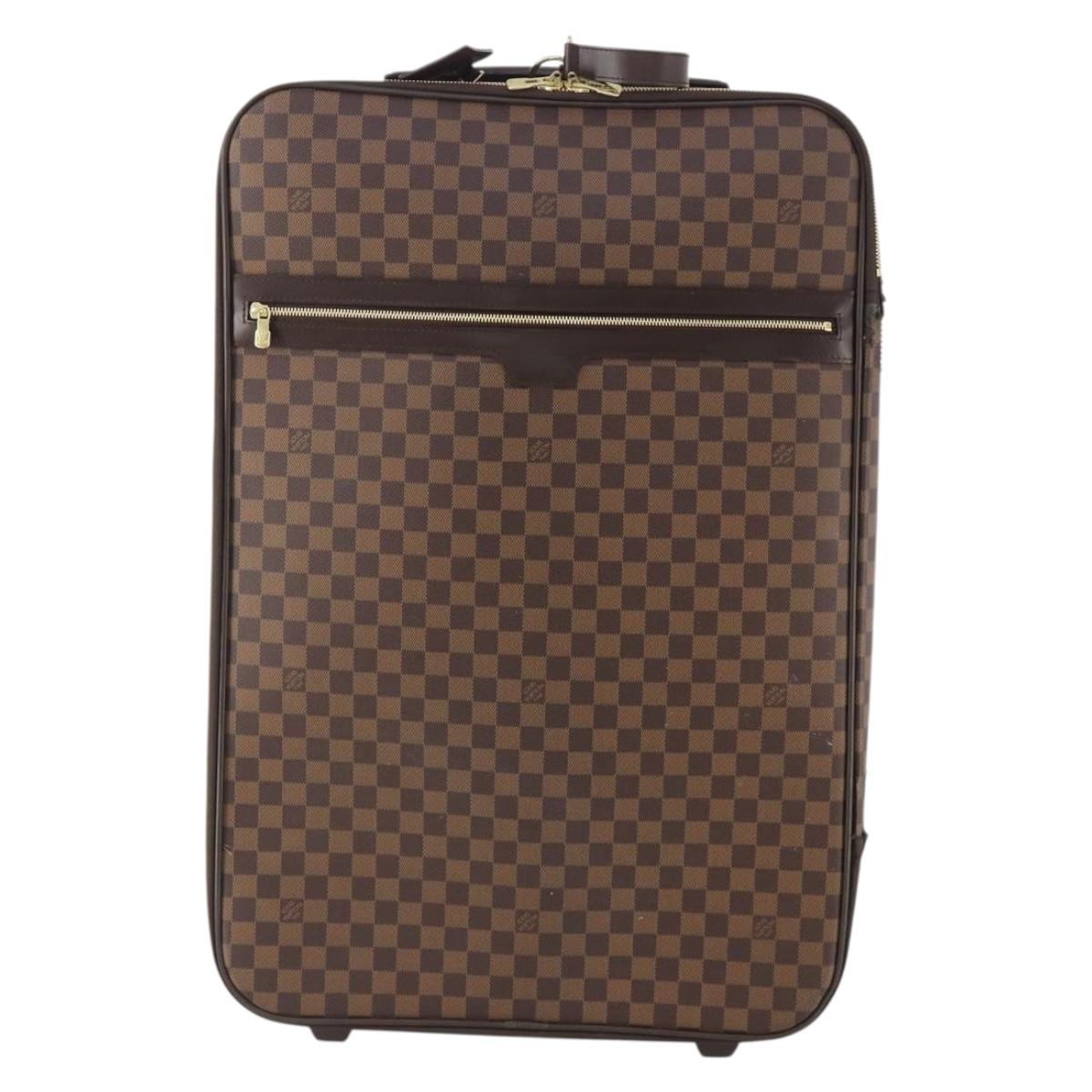 LOUIS VUITTON Damier Ebene Pegas 65 Suitcase N23295 LV Auth mr2292