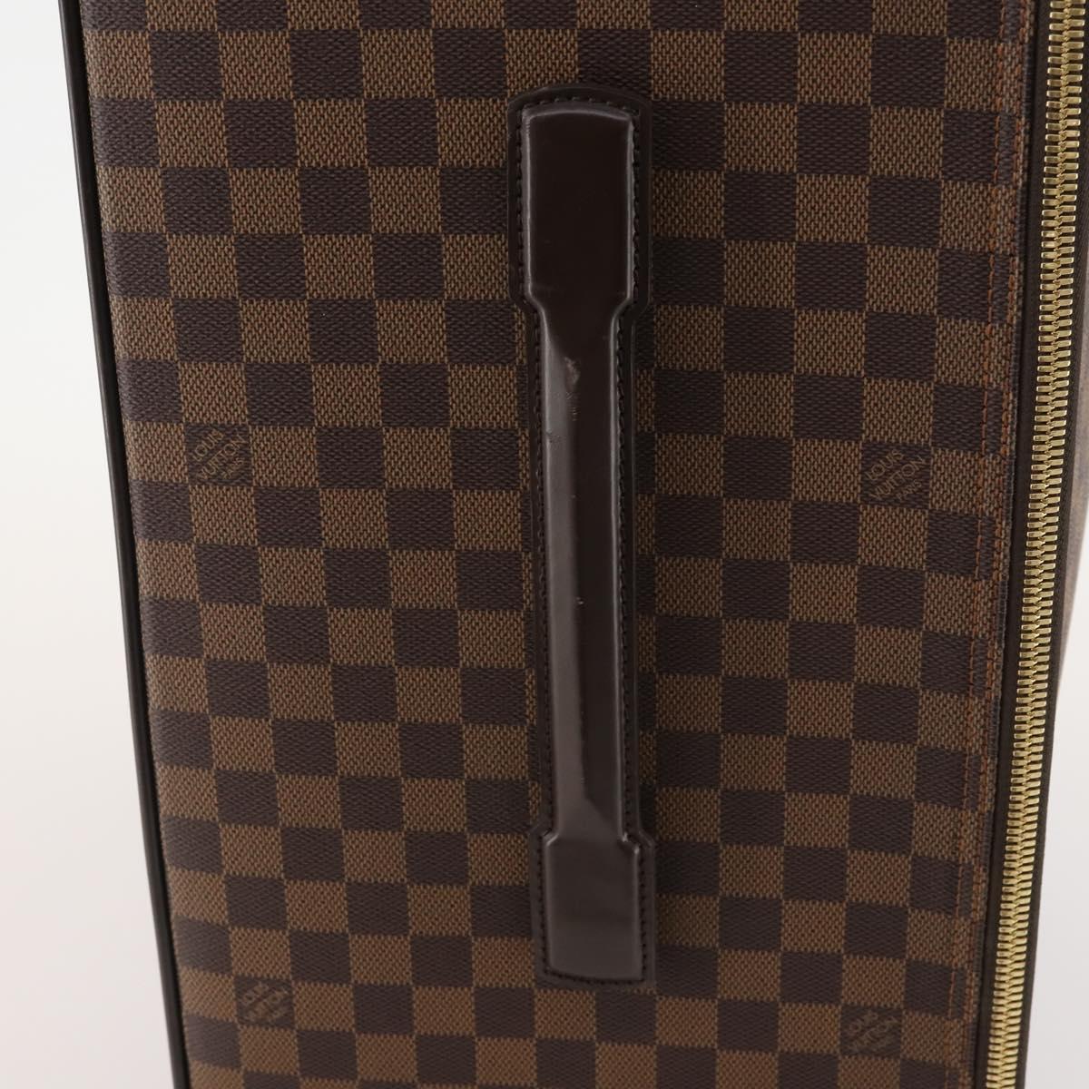 LOUIS VUITTON Damier Ebene Pegas 65 Suitcase N23295 LV Auth mr2292