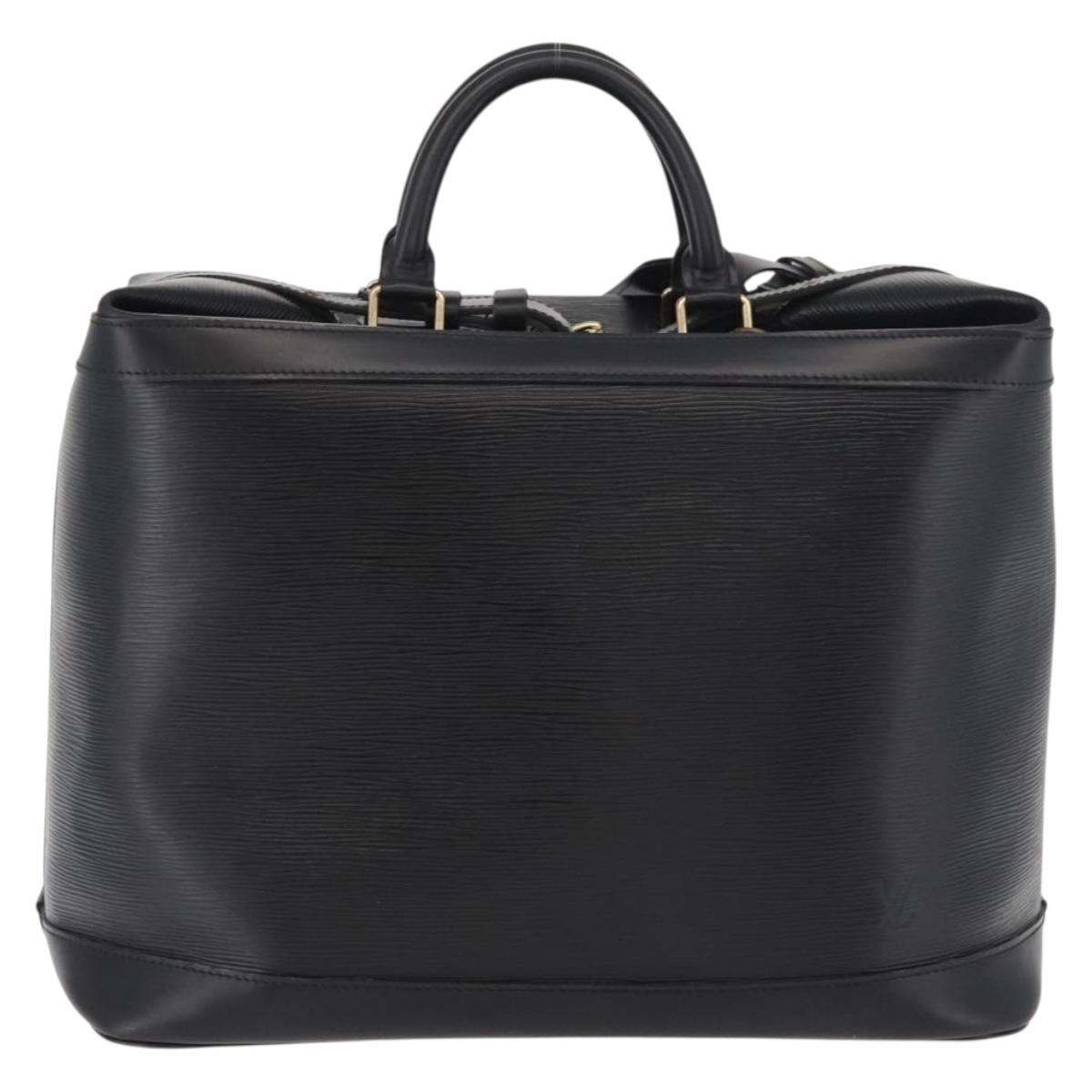 LOUIS VUITTON Epi Cruiser bag 40 Hand Bag SPO Black LV Auth mr2344V