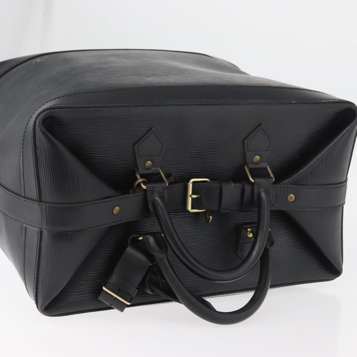 LOUIS VUITTON Epi Cruiser bag 40 Hand Bag SPO Black LV Auth mr2344V