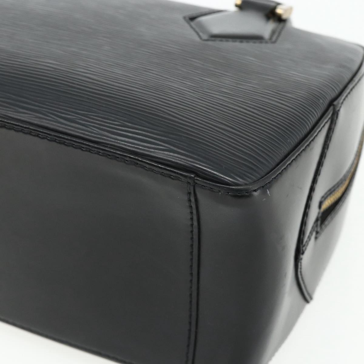 LOUIS VUITTON Epi Sablon Hand Bag Black M52042 LV Auth mr2348