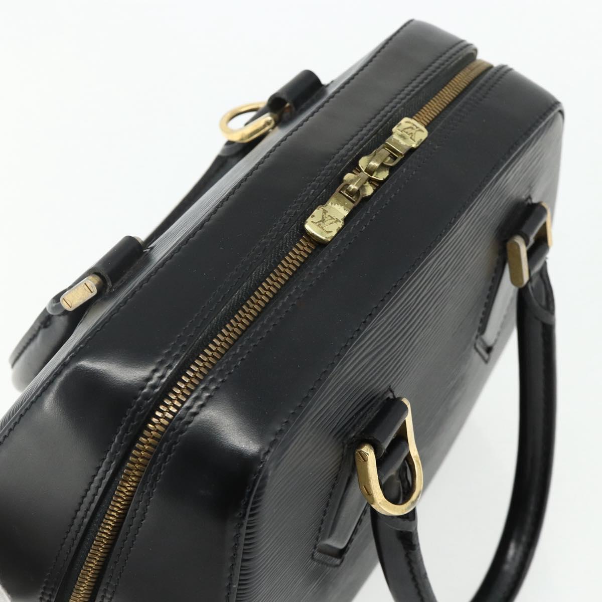 LOUIS VUITTON Epi Sablon Hand Bag Black M52042 LV Auth mr2348
