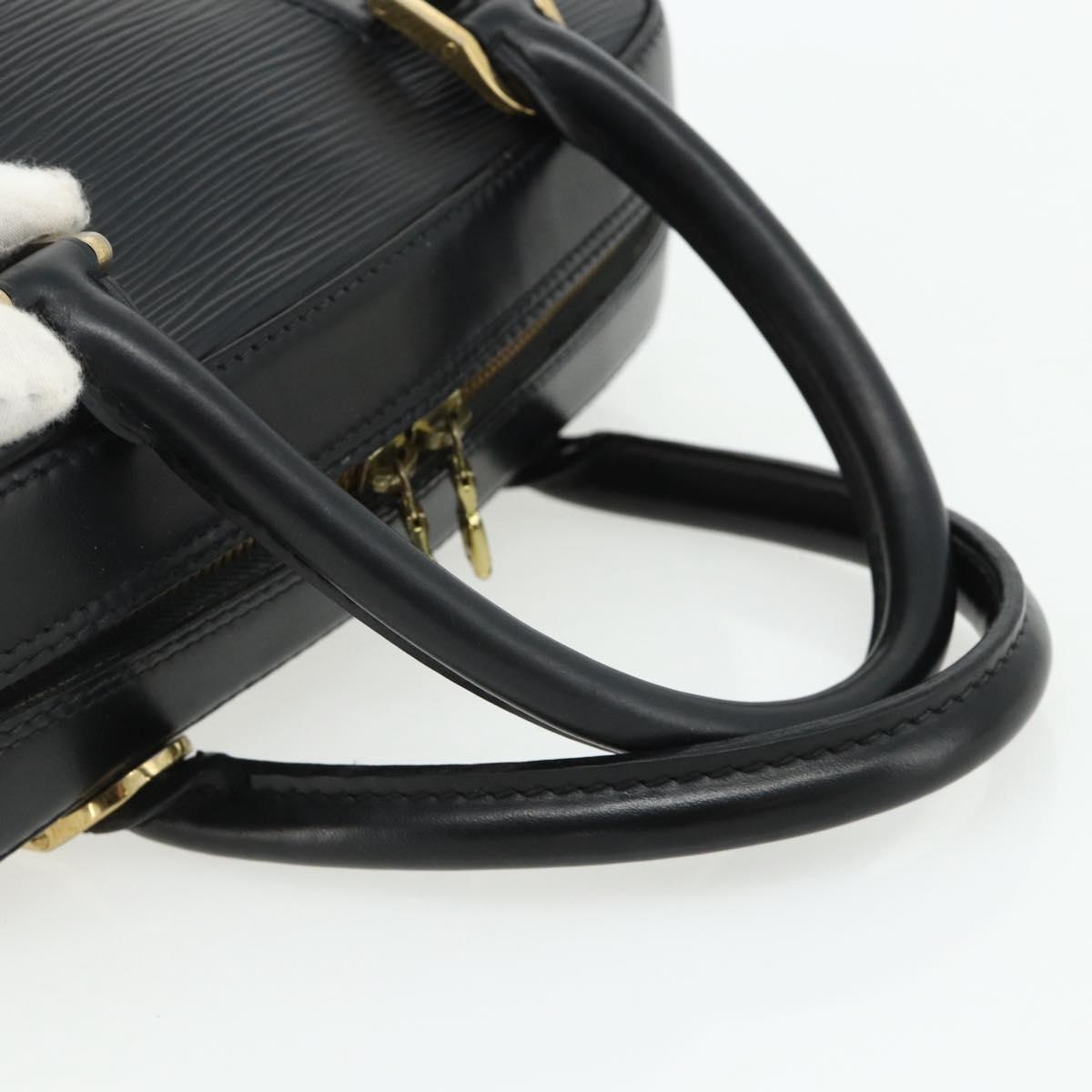 LOUIS VUITTON Epi Sablon Hand Bag Black M52042 LV Auth mr2348