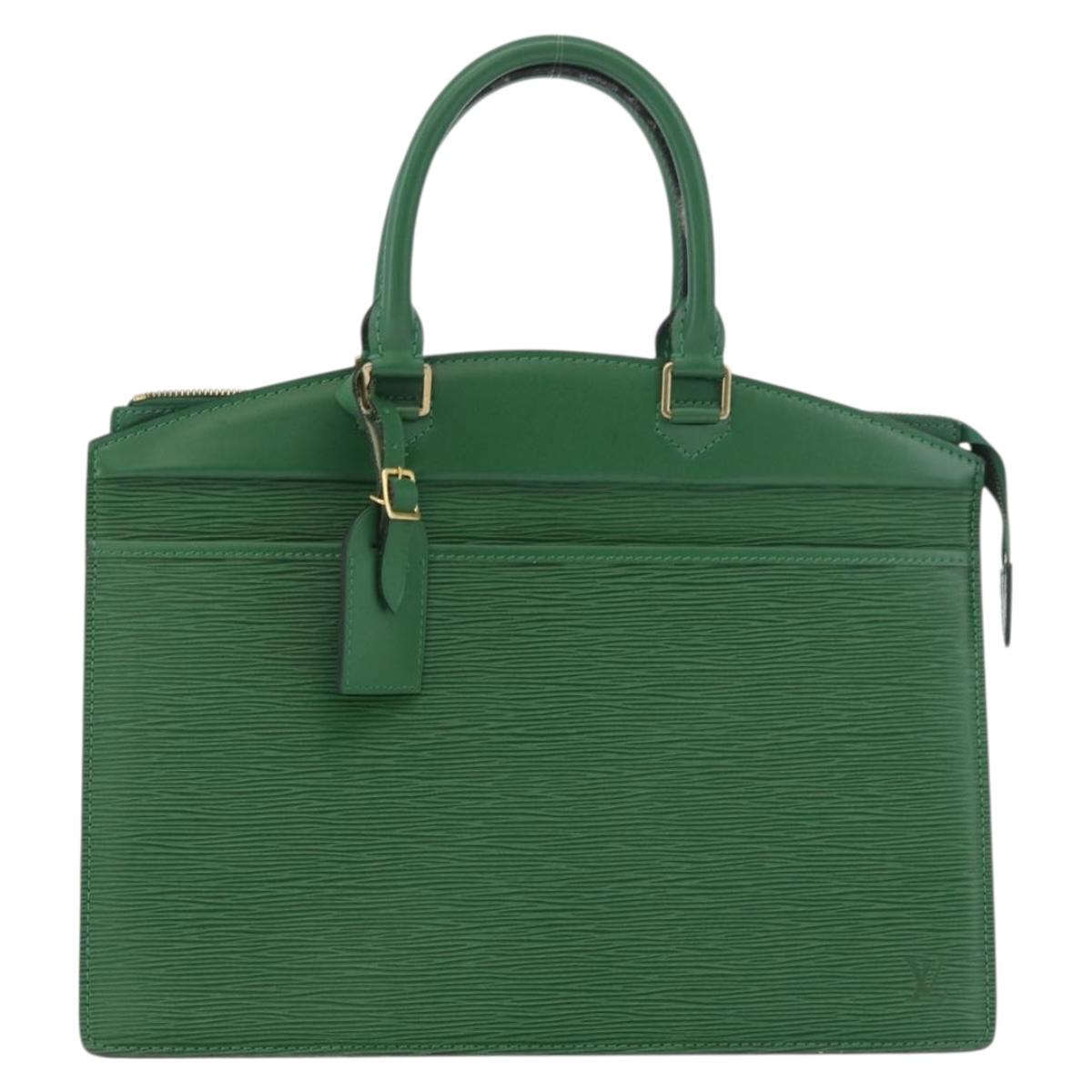 LOUIS VUITTON Epi Riviera Hand Bag Green M48184 LV Auth mr2356