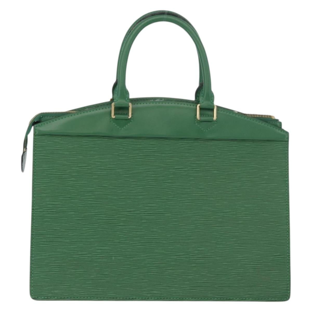 LOUIS VUITTON Epi Riviera Hand Bag Green M48184 LV Auth mr2356