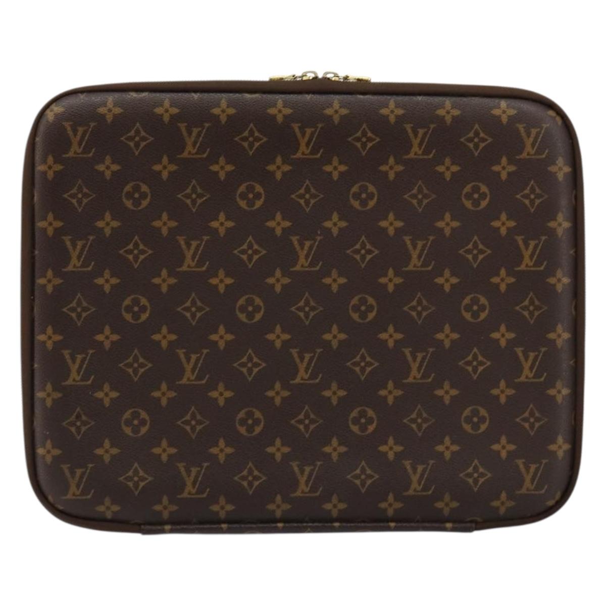 LOUIS VUITTON Monogram Computer sleeve MM Travel Case M56397 LV Auth mr2422A