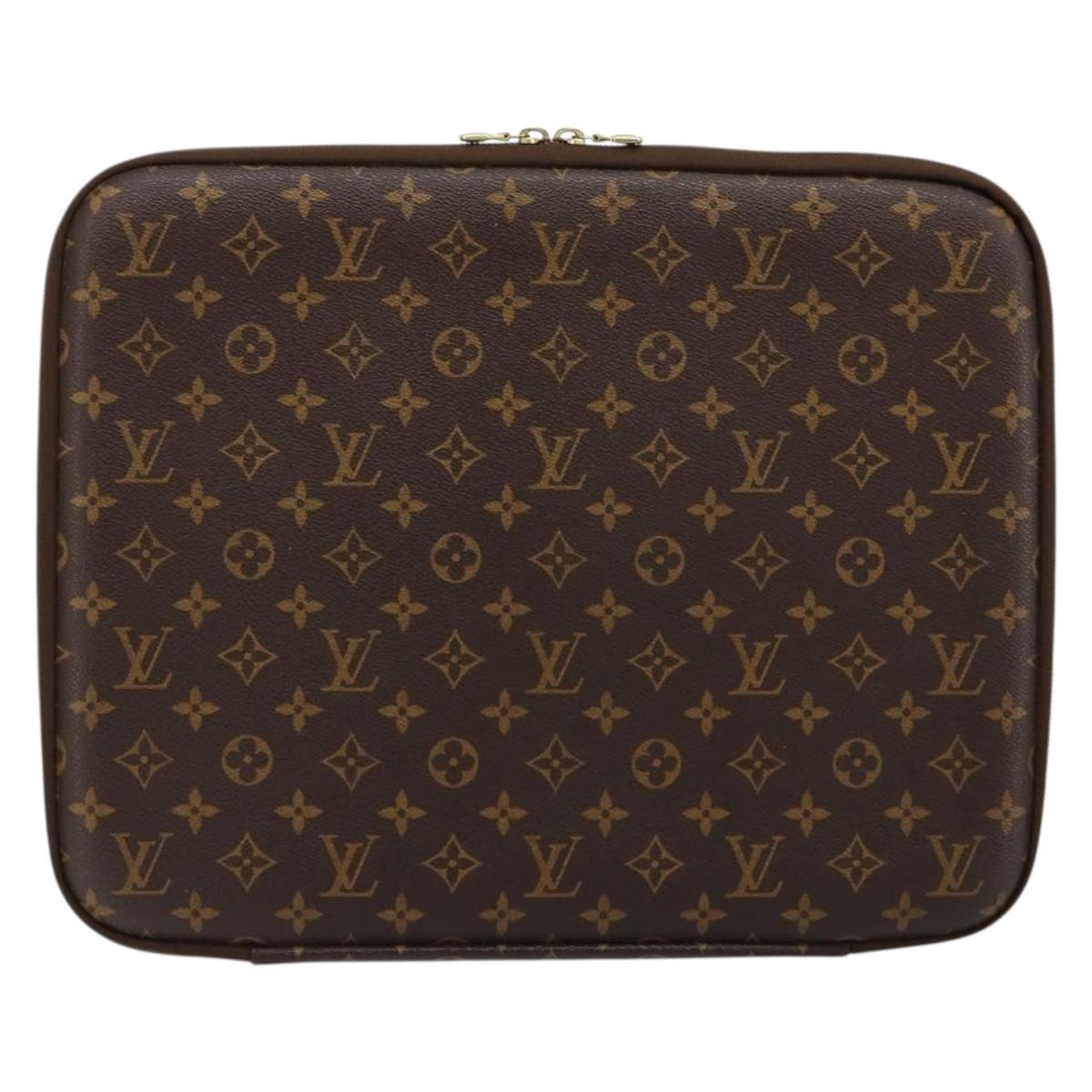 LOUIS VUITTON Monogram Computer sleeve MM Travel Case M56397 LV Auth mr2422A