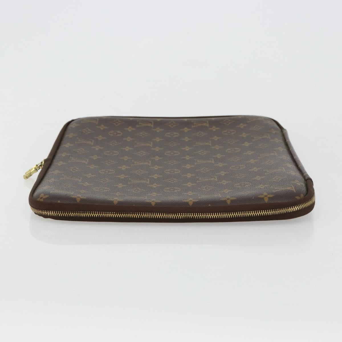 LOUIS VUITTON Monogram Computer sleeve MM Travel Case M56397 LV Auth mr2422A