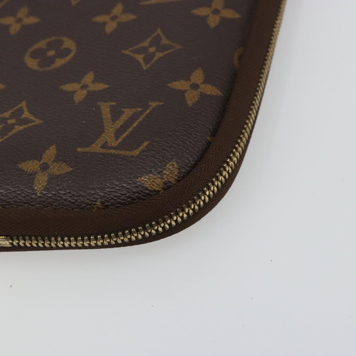 LOUIS VUITTON Monogram Computer sleeve MM Travel Case M56397 LV Auth mr2422A