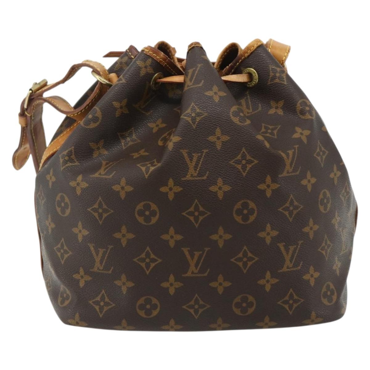 LOUIS VUITTON Monogram Petit Noe Shoulder Bag M42226 LV Auth mr2448