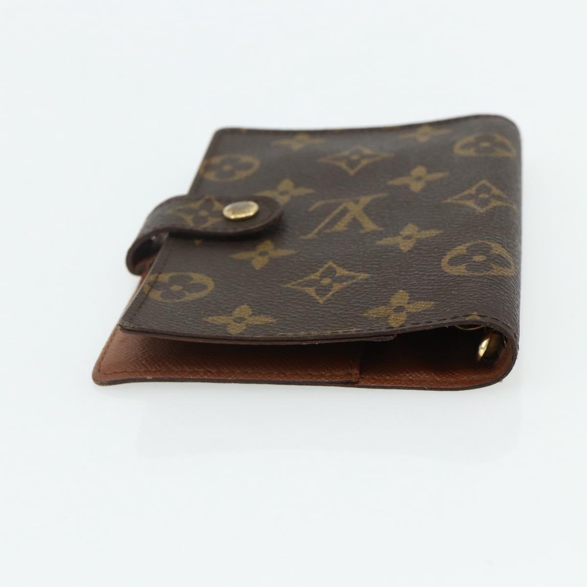 LOUIS VUITTON Monogram Agenda PM Day Planner Cover R20005 LV Auth mr2449