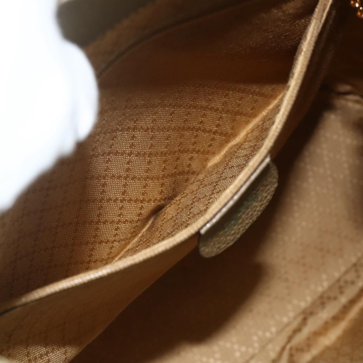 GUCCI Backpack Suede Khaki Gold 003 2058 0016 Auth mr2460A