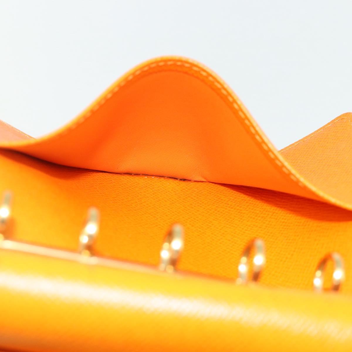 LOUIS VUITTON Epi Agenda PM Day Planner Cover Orange Mandarin R2005H Auth mr2461