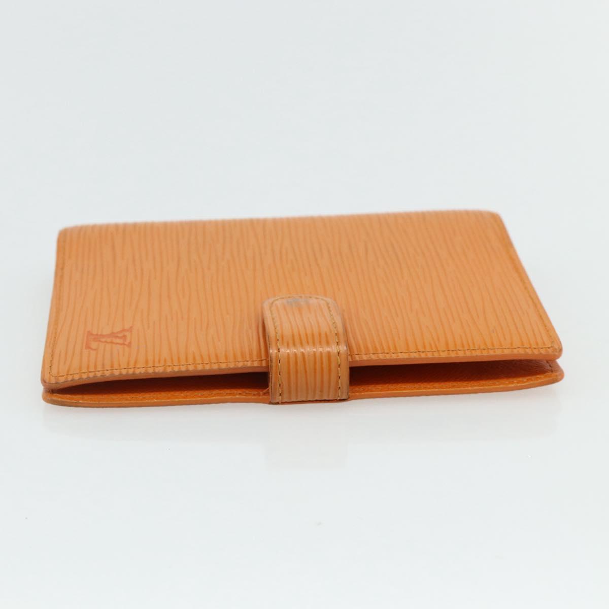 LOUIS VUITTON Epi Agenda PM Day Planner Cover Orange Mandarin R2005H Auth mr2461