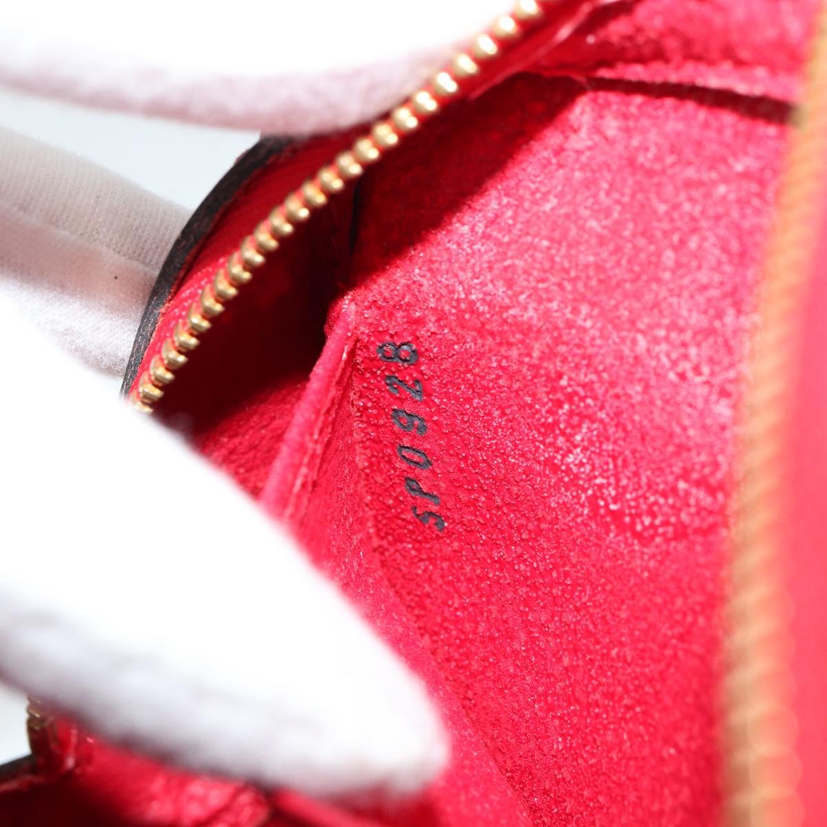 LOUIS VUITTON Epi Dauphine PM Pouch Castilian Red M48447 LV Auth mr2464