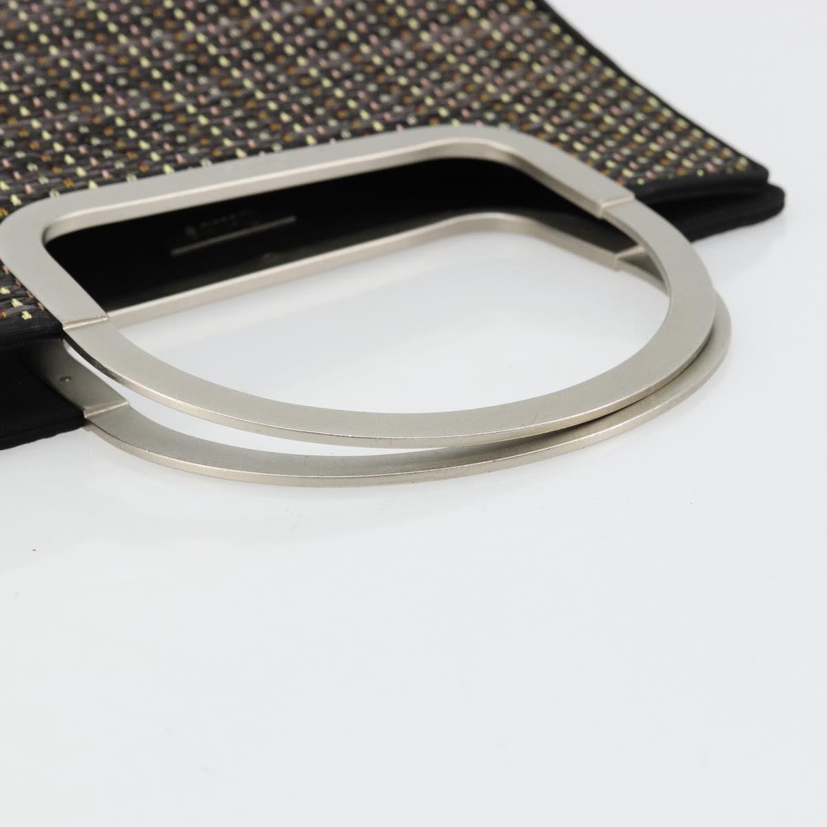 Chloe Hand Bag Jacquard Multicolor Silver Auth mr2469A