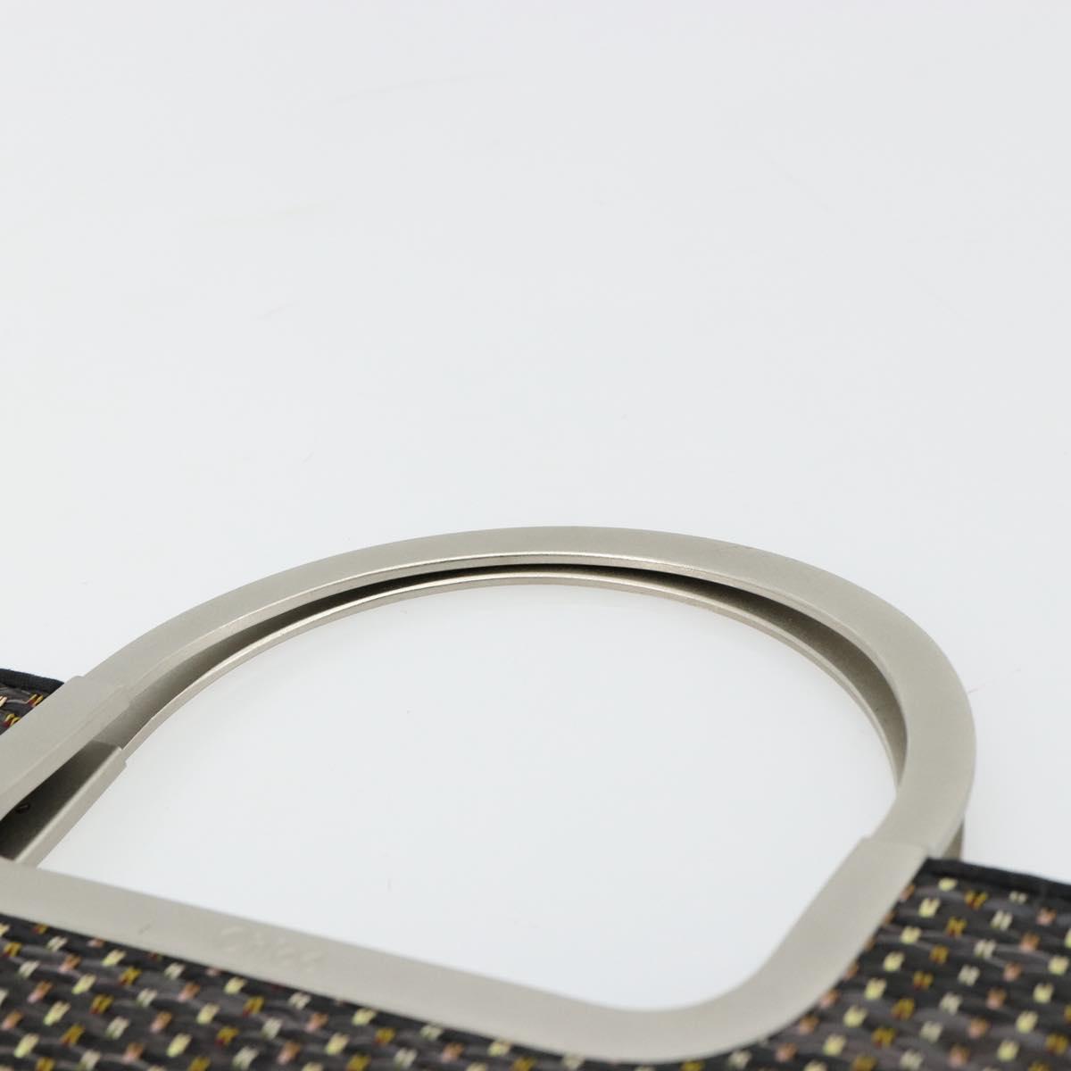 Chloe Hand Bag Jacquard Multicolor Silver Auth mr2469A