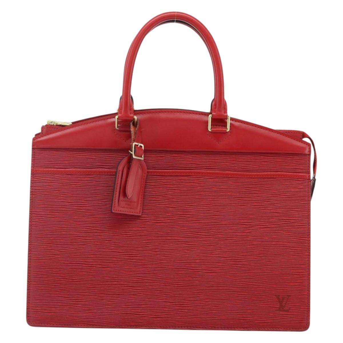 LOUIS VUITTON Epi Riviera Hand Bag Red M48187 LV Auth mr2480