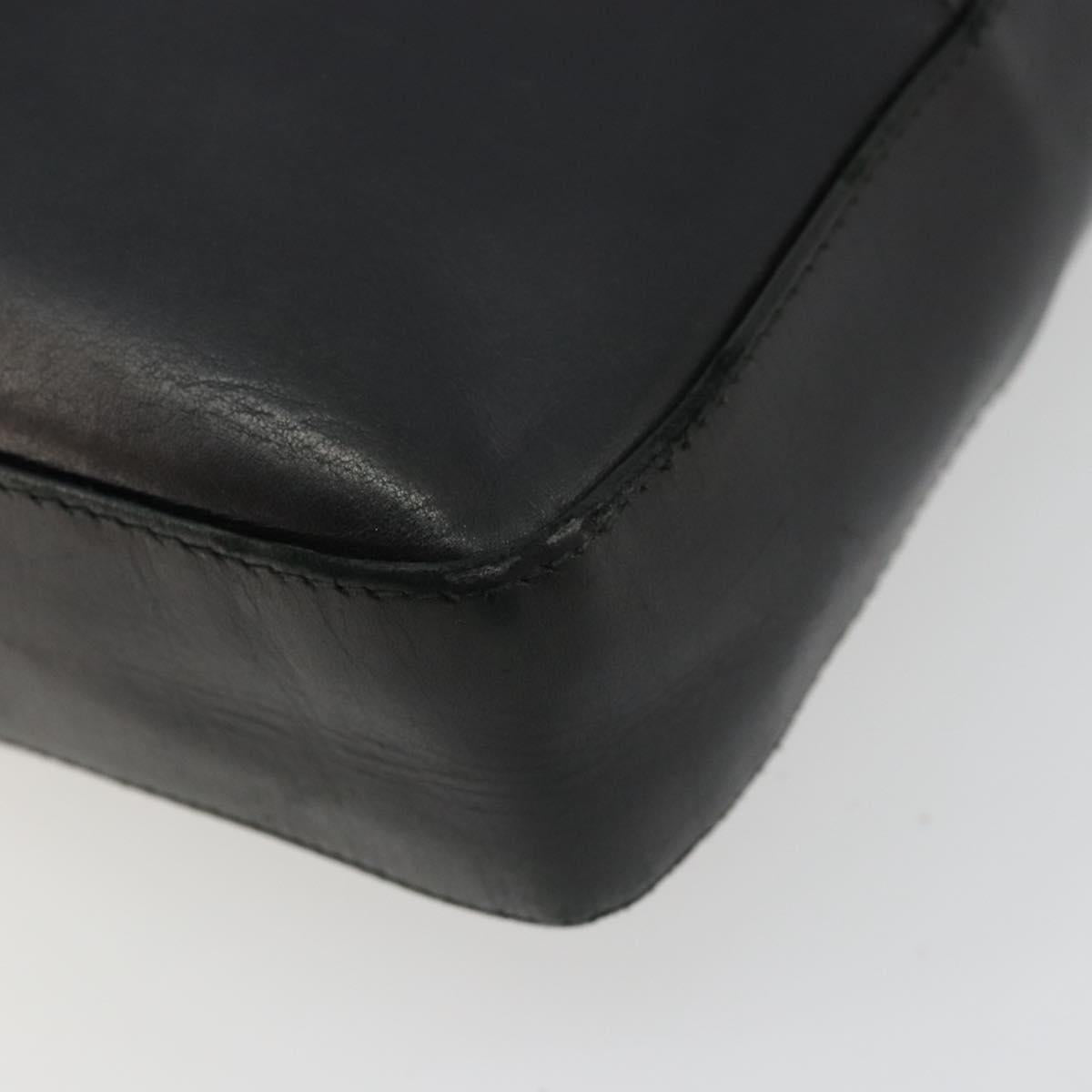BOTTEGA VENETA INTRECCIATO Tote Bag Leather Black 269779 Auth mr2488