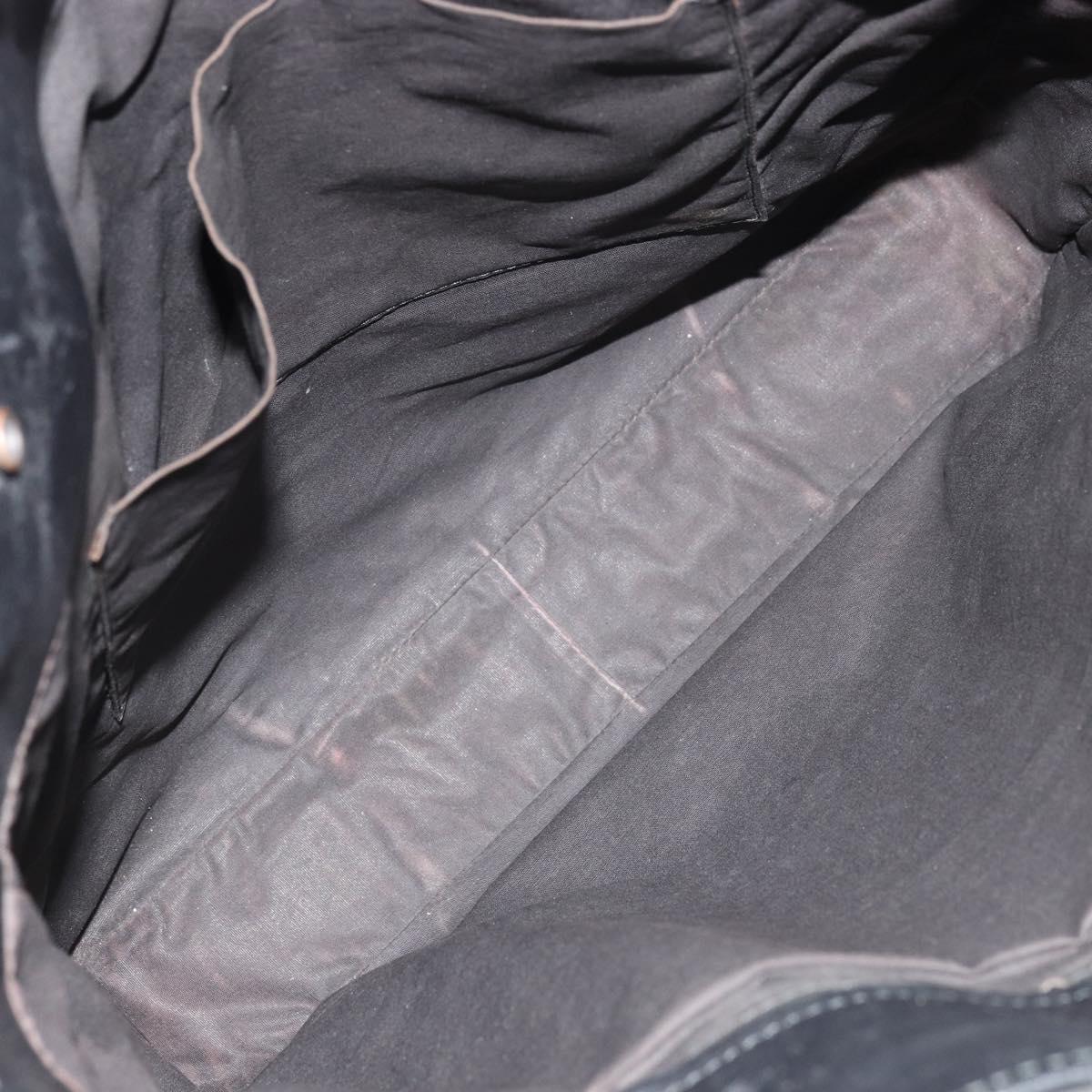 BOTTEGA VENETA INTRECCIATO Tote Bag Leather Black 269779 Auth mr2488