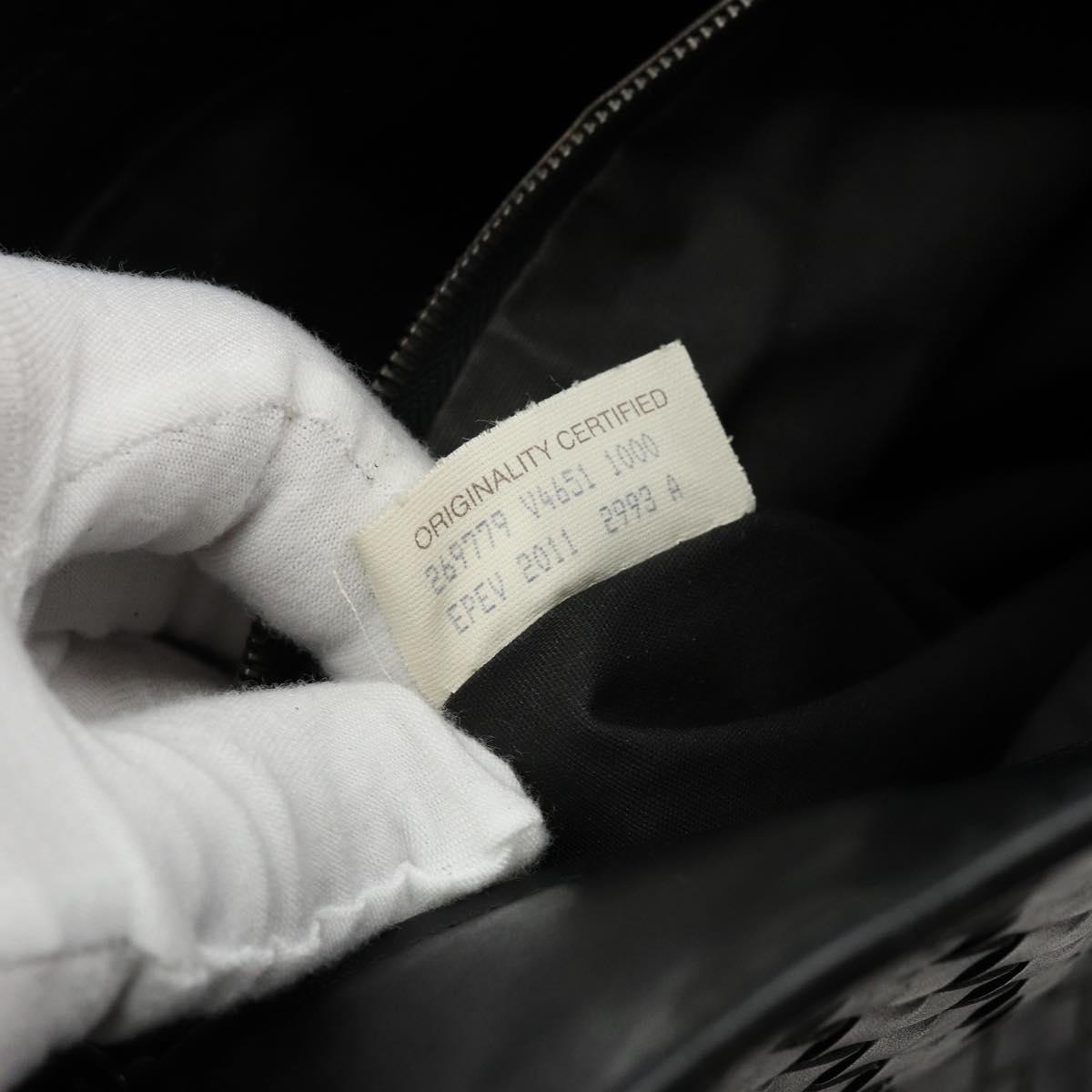 BOTTEGA VENETA INTRECCIATO Tote Bag Leather Black 269779 Auth mr2488