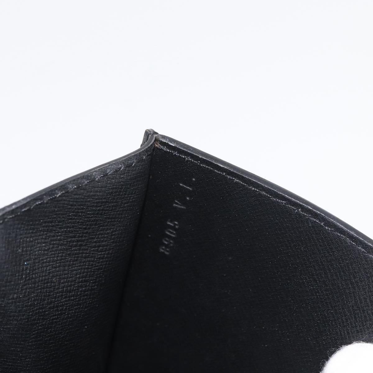 LOUIS VUITTON Epi Montaigne 27 Clutch Bag Black M52652 LV Auth mr2491