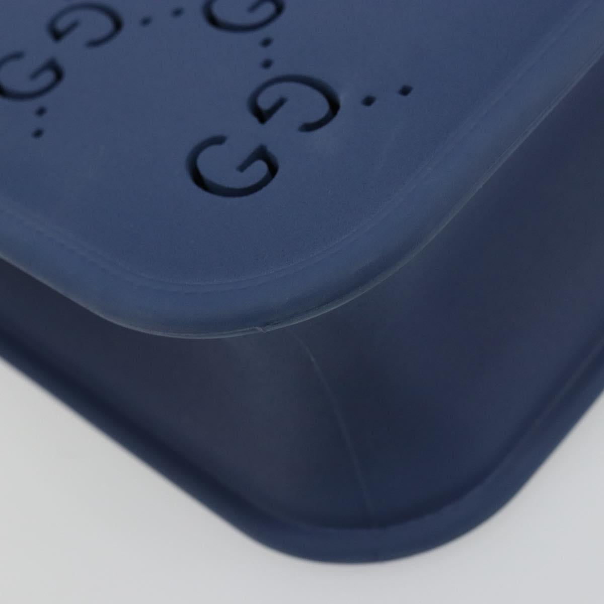 GUCCI Tote Bag rubber Navy Auth mr2493A