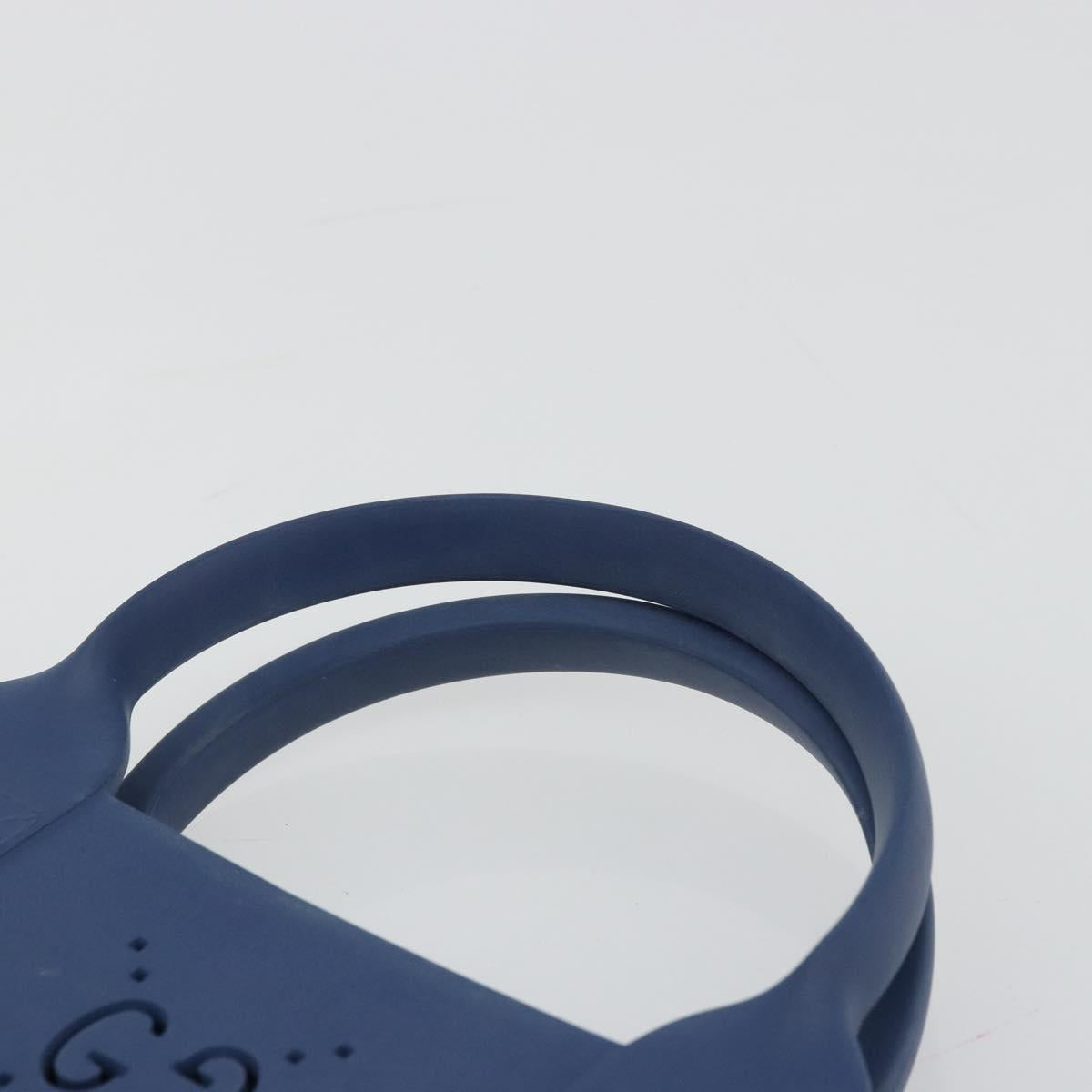 GUCCI Tote Bag rubber Navy Auth mr2493A