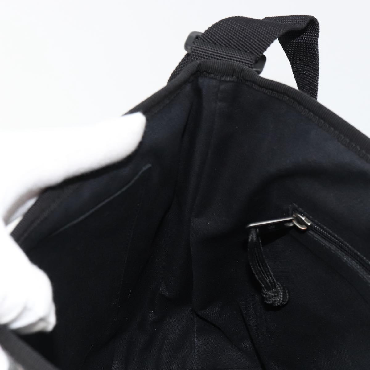 BALENCIAGA Explorer Shoulder Bag Leather Black 620259 Auth mr2509A
