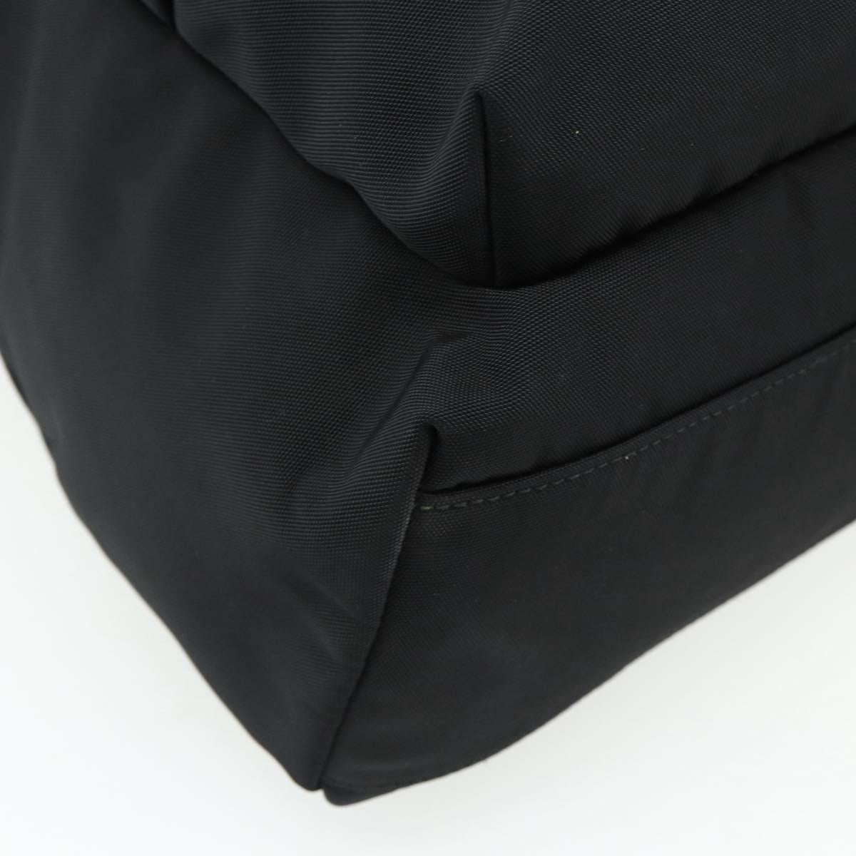 BALENCIAGA Explorer Backpack Canvas Black Silver Auth mr2518A