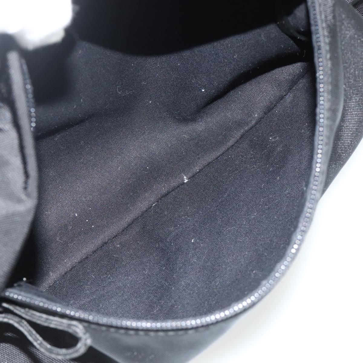BALENCIAGA Explorer Backpack Canvas Black Silver Auth mr2518A