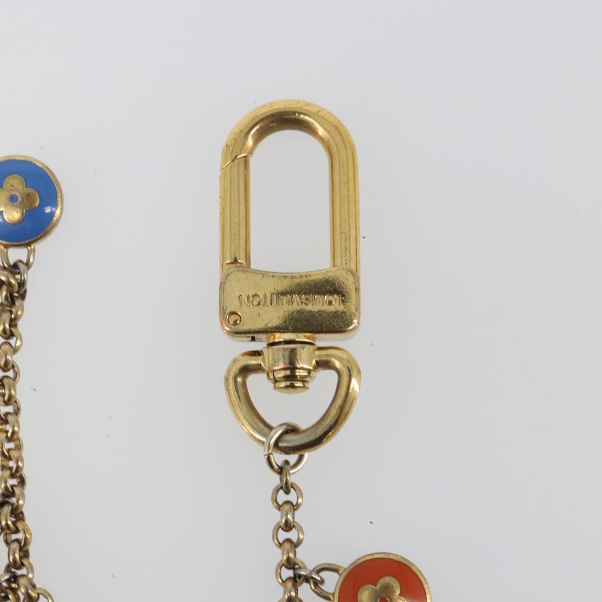 LOUIS VUITTON Porte Cles Chainne Pastille Key Holder metal M66172 Auth mr2525