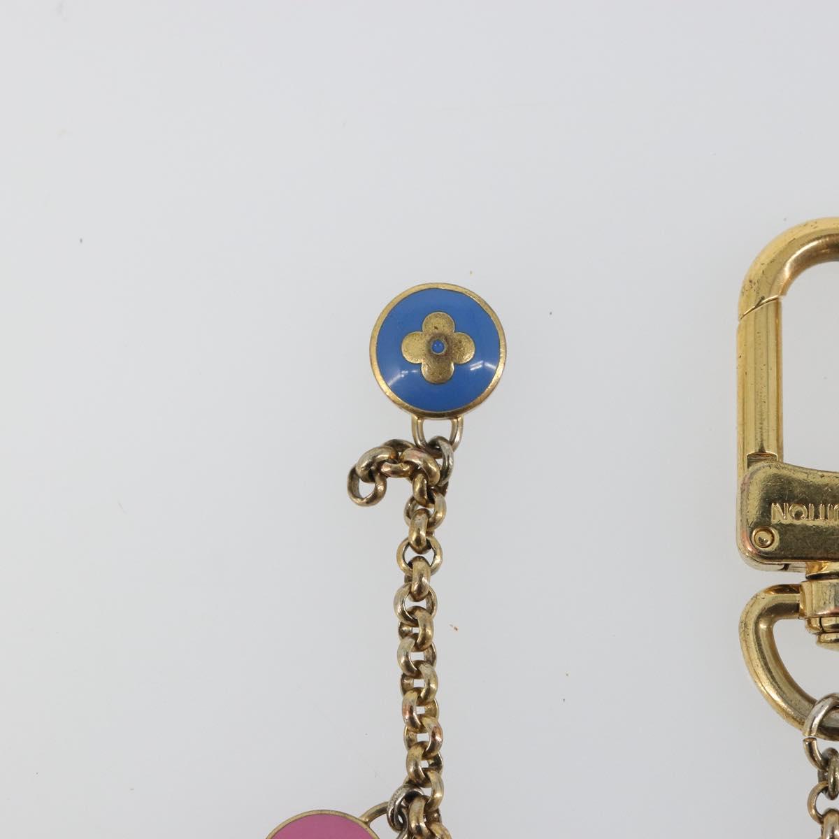 LOUIS VUITTON Porte Cles Chainne Pastille Key Holder metal M66172 Auth mr2525
