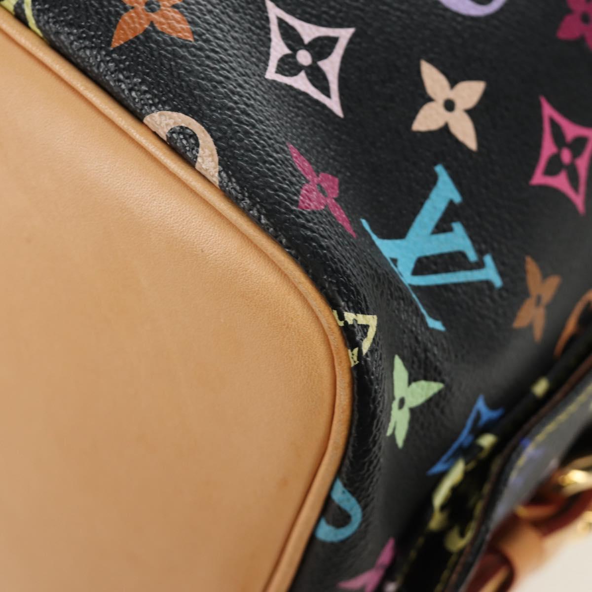 LOUIS VUITTON Monogram Multicolor Petit Noe Bag Black M42230 LV Auth mr2527SAV