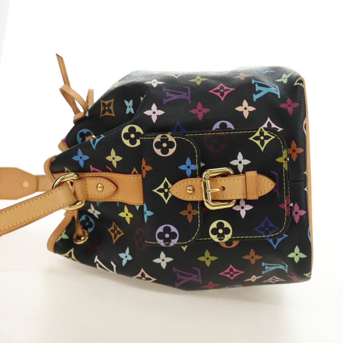 LOUIS VUITTON Monogram Multicolor Petit Noe Bag Black M42230 LV Auth mr2527SAV