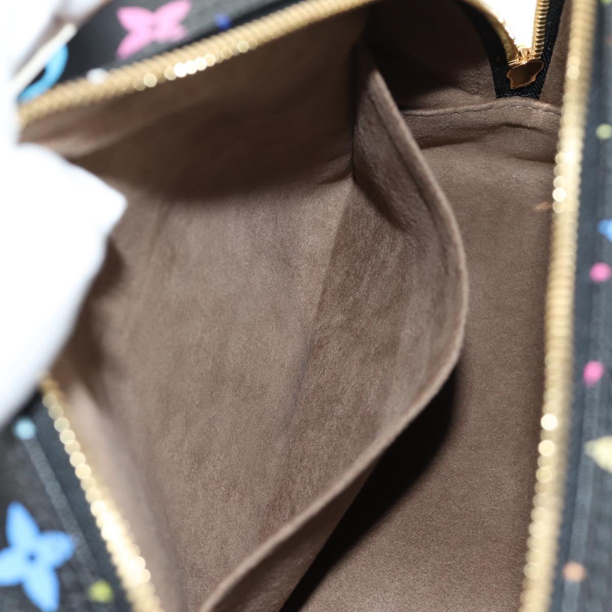LOUIS VUITTON Monogram Multicolor Hand Bag Black LV Auth mr2560SAM
