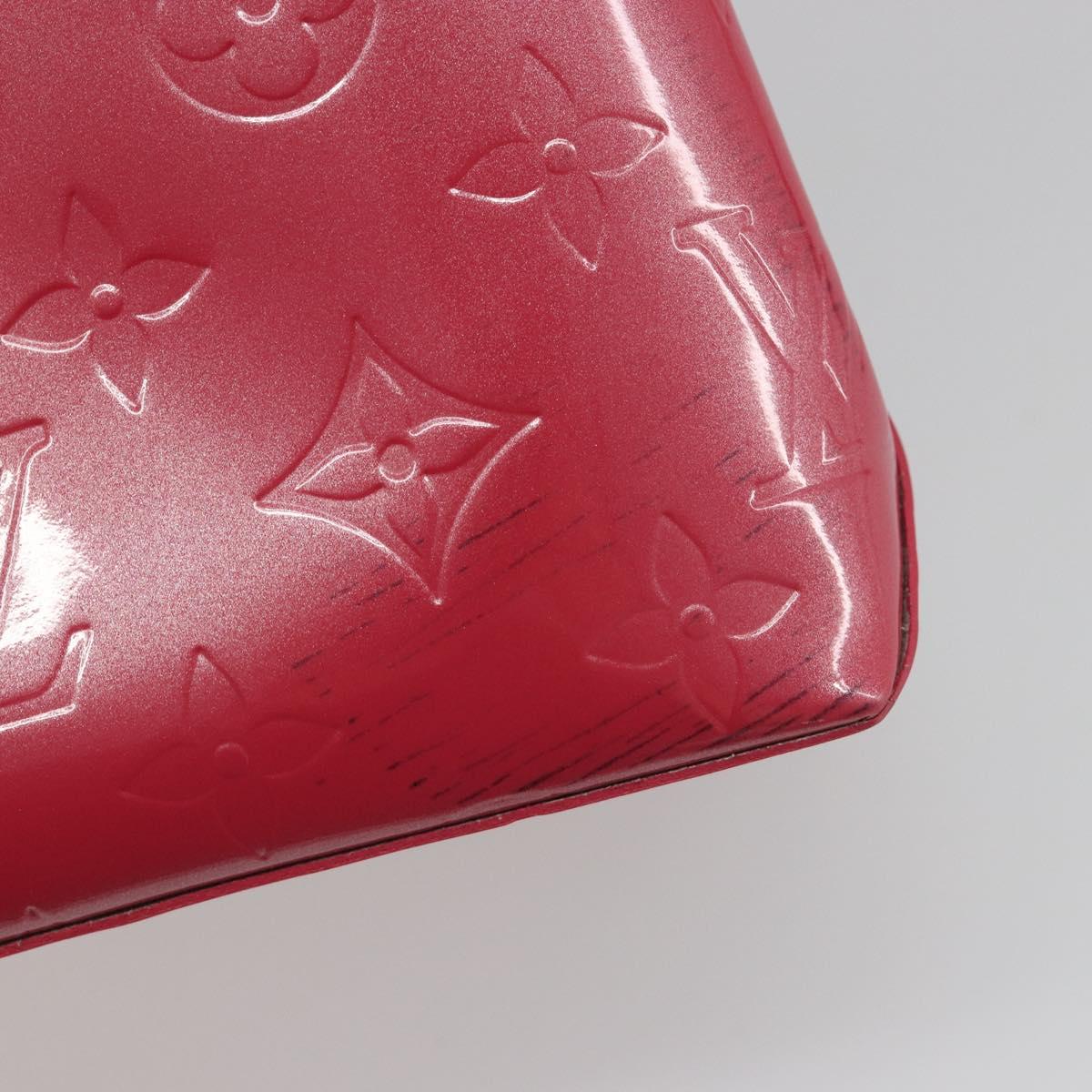 LOUIS VUITTON Monogram Vernis Houston Hand Bag Fran Boise M9132F LV Auth mr2569A