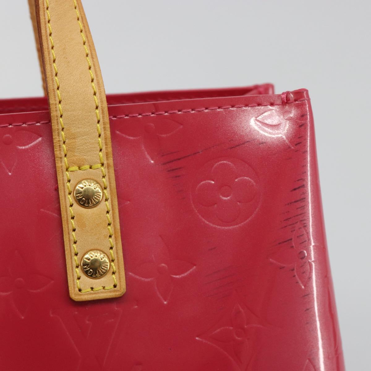 LOUIS VUITTON Monogram Vernis Houston Hand Bag Fran Boise M9132F LV Auth mr2569A