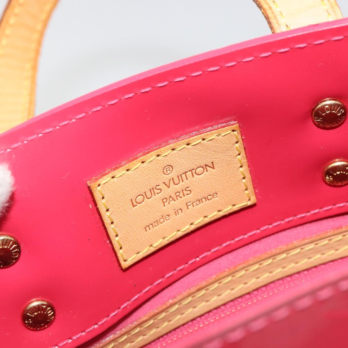 LOUIS VUITTON Monogram Vernis Houston Hand Bag Fran Boise M9132F LV Auth mr2569A