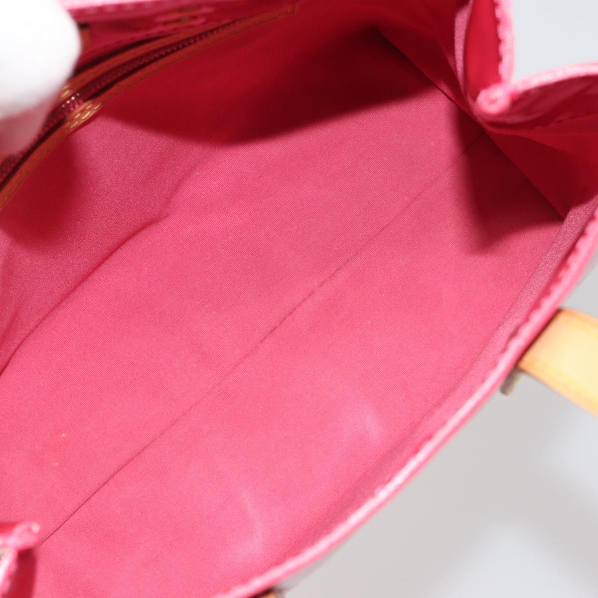 LOUIS VUITTON Monogram Vernis Houston Hand Bag Fran Boise M9132F LV Auth mr2569A
