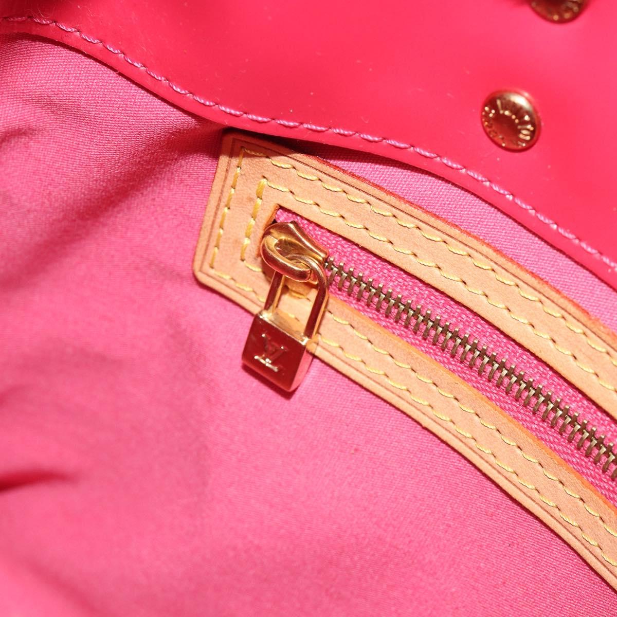 LOUIS VUITTON Monogram Vernis Houston Hand Bag Fran Boise M9132F LV Auth mr2569A