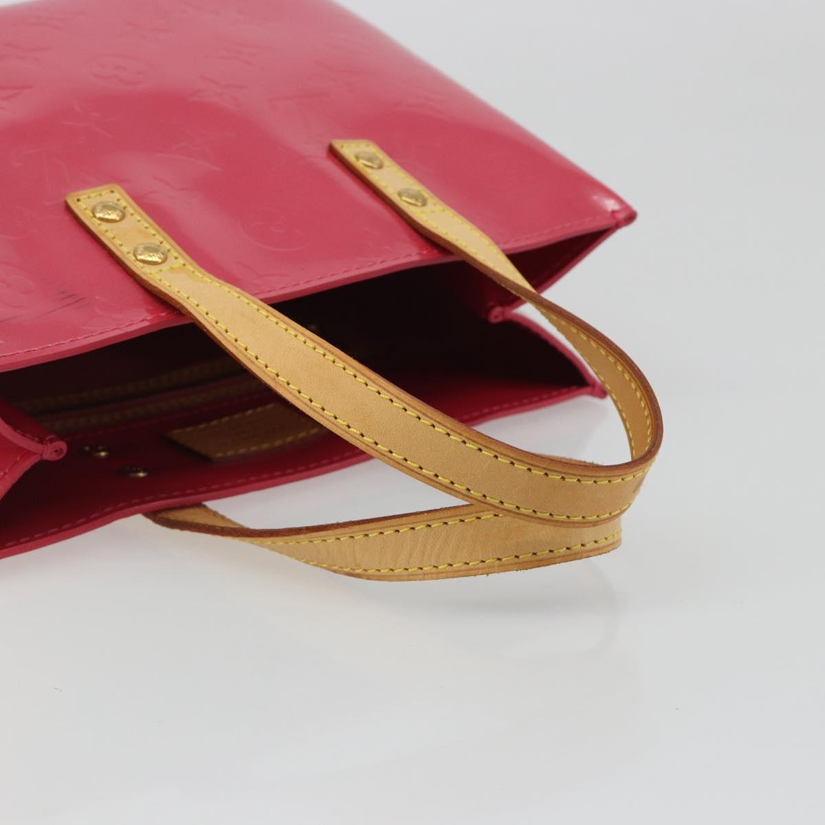 LOUIS VUITTON Monogram Vernis Houston Hand Bag Fran Boise M9132F LV Auth mr2569A