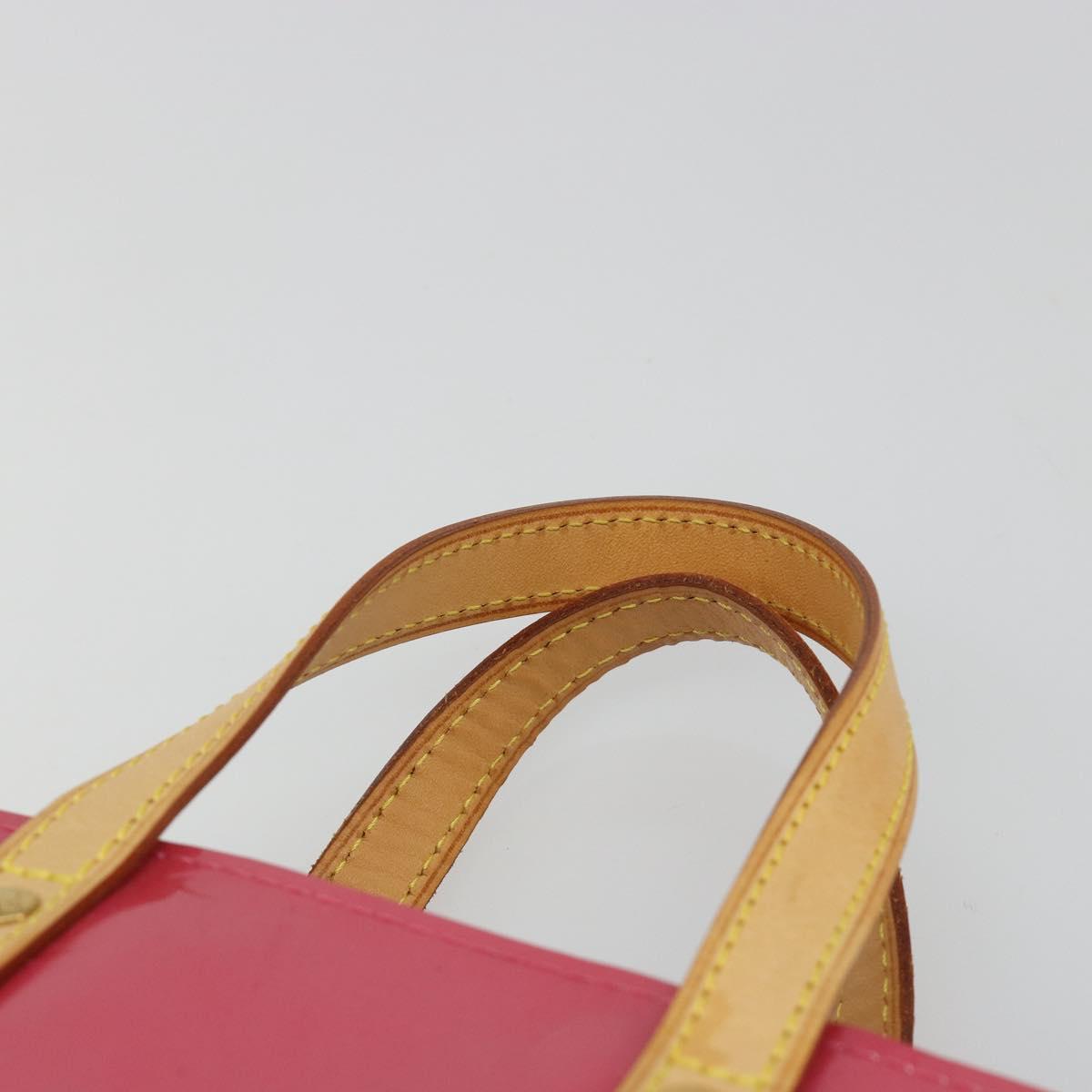 LOUIS VUITTON Monogram Vernis Houston Hand Bag Fran Boise M9132F LV Auth mr2569A