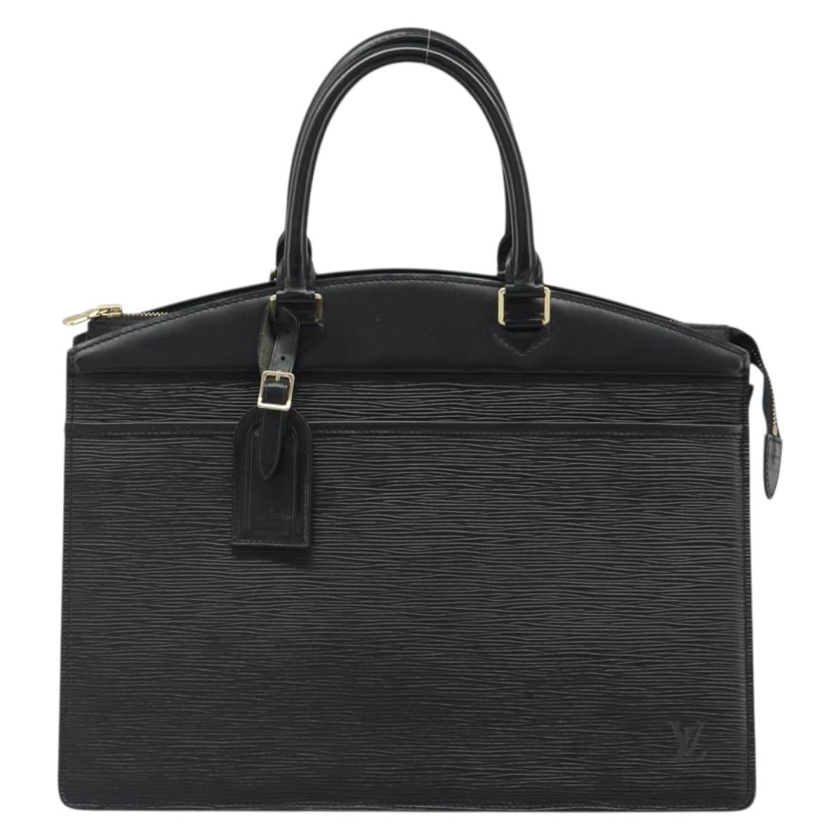 LOUIS VUITTON Epi Riviera Hand Bag Black M48182 LV Auth mr2585
