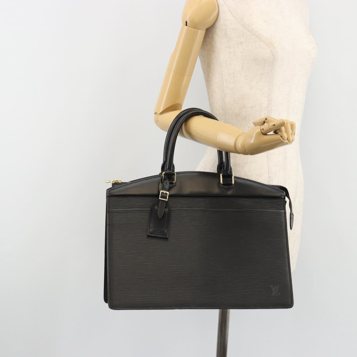 LOUIS VUITTON Epi Riviera Hand Bag Black M48182 LV Auth mr2585