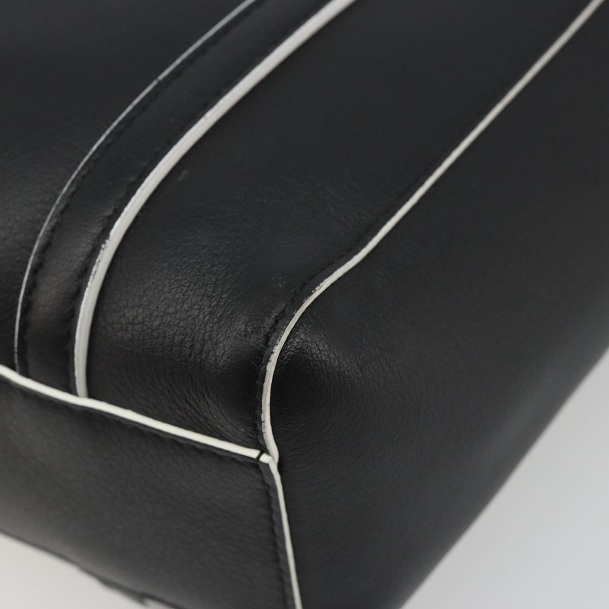 BALENCIAGA Everyday XXS Hand Bag Leather Black Auth mr2588A