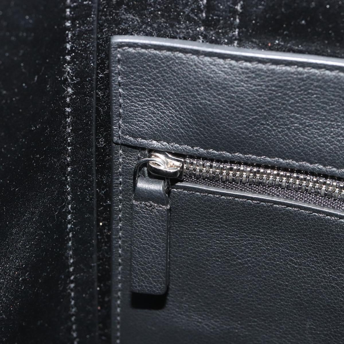 BALENCIAGA Everyday XXS Hand Bag Leather Black Auth mr2588A