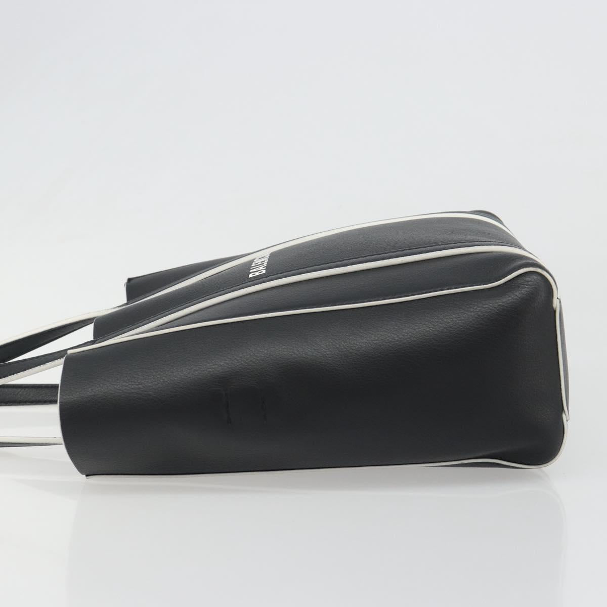 BALENCIAGA Everyday XXS Hand Bag Leather Black Auth mr2588A
